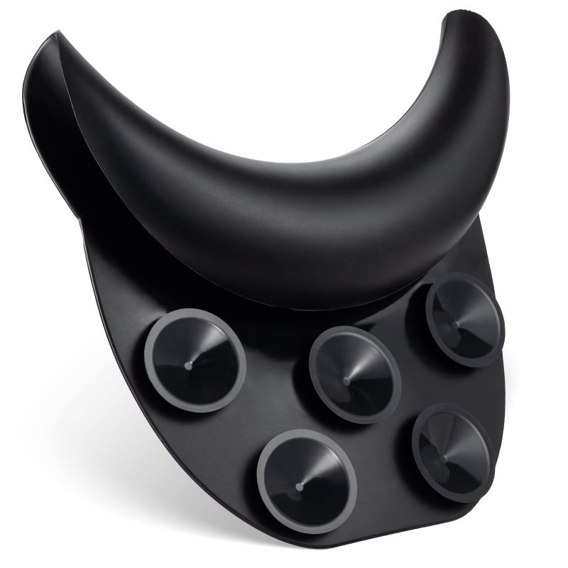 Noverlife Salon Neck Rest Cushion with Suction Cup  Non-Slip Soft Silicon Shampoo Bowl Neck Rest  Portable Hair Salon Shampoo Sink Gel Neck Pad  Hair Washing Sink Neck Support for Home Salon Basin - Image 1